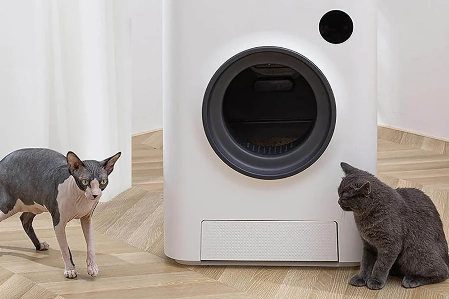 easy clean cat litter box